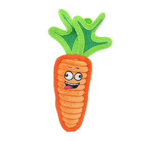 Tuffy Funny Food Jr Carrot