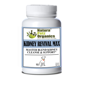 Kidney Revival Max Master Blend Kidney Cleanse & Support Capsules* Adult & Senior Dogs (size: DOG 90 Caps - 500 mg.)