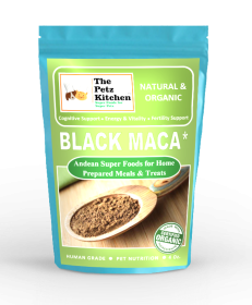 Black Maca - Cognitive Energy & Fertility Support* The Petz Kitchen - Organic & Human Grade Ingredients For Home Prepared Meals & Treats (size: 4 Oz)