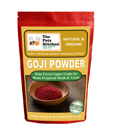 Goji Powder - Vision, Irregular Growth & Pancreatic Support* The Petz Kitchen (size: 4 Oz.)