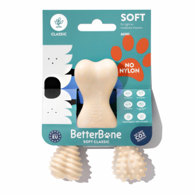 Betterbone Soft Classic Dog Chew Toy (size: Mini)