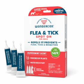 Wondercide Flea & Tick Spot On for Dogs (Color: Peppermint, size: large)