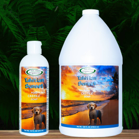 Tahitian Sunset Castile Soap Formulated for Dogs (size: 16oz)