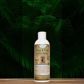 Flea And Tick Repellent Shampoo Formulated For Dogs (size: 8oz)