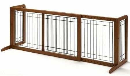 Large Bay Isle Freestanding Pet Gate (Option: 94136)