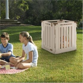 Convertible Indoor Outdoor Panel Pet Playpen (Option: 4 Panel)