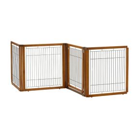 Richell Convertible Elite Panel Pet Gate - Autumn Matte (Option: 4 Panel)