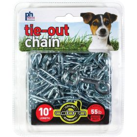 Prevue Pet Products 10 Foot Tie-out Chain (Option: Medium Duty)